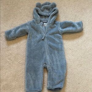 Hanna Andersson Blue Fleece Baby Jacket